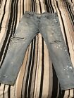 Vintage Levi’s Jeans Orange Tab Jeans 36x30 Paint Splatter Distressed