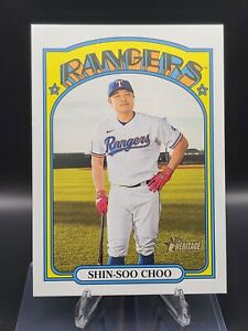 2021 Topps Heritage Oversized 1972 Topps Box Toppers /1000 Shin-Soo Choo #OB-SC