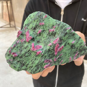New Listing3.4lb Amazing Large Ruby Zoisite Gemstone Natural Mineral Display Specimen