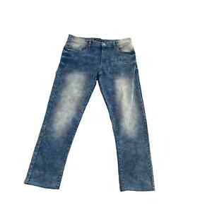 SouthPole Distressed Light Wash Jeans Mens 36 X 32 Streetwear Going Out