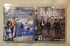 Sports Champions The Beatles Lot Bundle (Sony PlayStation 3, 2010, 2009)