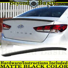 For 2018-2019 Hyundai Sonata Factory Style Spoiler Wing Lip fin MATTE BLACK