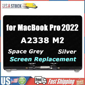 for MacBook Pro 13 A2338 M2 2022 Retina LCD Screen Replacement Assembly A++