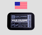 Duke Cannon Midnight Swim Solid Cologne Tin Container 1.5oz US Sandalwood Men's