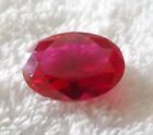 13X18 mm Natural Pigeon Blood Red Ruby 13.76 ct Oval Faceted Cut VVS Loose Gems