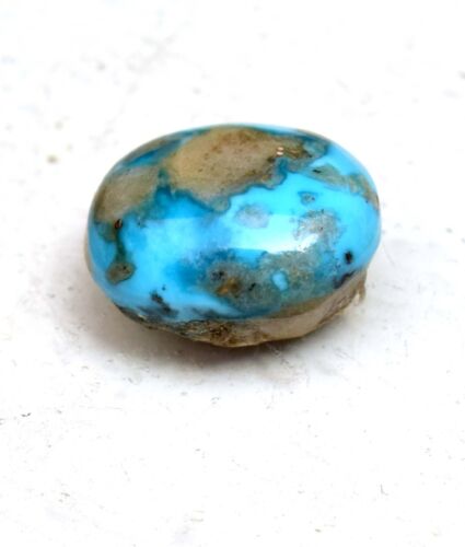 Natural Blue Bisbee Turquoise 7.30 Ct Oval Cabochon Certified Loose Gemstone