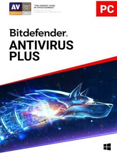 Bitdefender Antivirus Plus 2024 - 3 Years 1 Windows Devices Protection