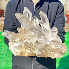 New Listing13.99LB Large Natural white Crystal Himalayan quartz cluster /mineralsls