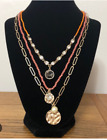 Cabi New Keepsake Necklace #2195 Gold finish  Multistrand  Was $116