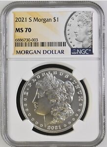2021-S NGC MS70 Morgan Silver Dollar San Francisco