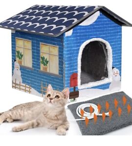 Heated Cat Houses for Outdoor Cats in Winter, Shelter for Your Pet to Stay Warm