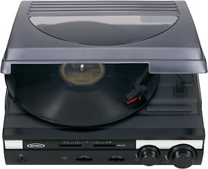 Jensen Jta-230r 3-speed Stereo Turntable With Built-in Speakers With USB