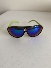 iGear Sunglasses Men Eye Wear Black/Green Frame Mirror Lenses Big Face sunglasse