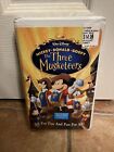Walt Disney The Three Musketeers Mickey Donald Goofy VHS Clamshell New Sealed