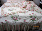 Vintage JCPenney 5 Piece Queen Comforter Set Floral Rose