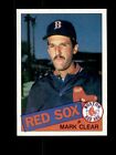 1985 Topps Baseball #207 Mark Clear  SET BREAK