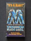 Super Mario Bros. Movie Sealed VHS With Factory Damage - See Pictures