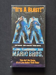New ListingSuper Mario Bros. Movie Sealed VHS With Factory Damage - See Pictures