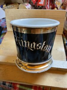 Antique shaving mug named Kingston made in Limoges France
