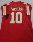 NWT Stitched Men Red Chiefs Jersey #10 Isiah Pacheco Size S,M,L,XL,2XL,3XL *NEW*
