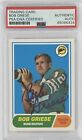 1968 68 Topps REPRINT Bob Griese Card RC Signed PSA DNA Certified AUTOGRAPH HOF