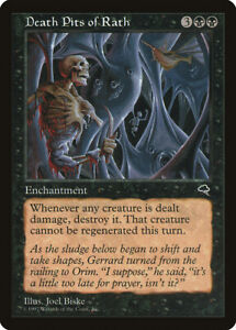 Death Pits of Rath Tempest NM Black Rare MAGIC THE GATHERING MTG CARD ABUGames