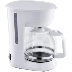 White 12-Cup Drip Coffee Maker, New