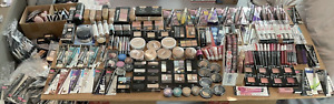 MAYBELLINE & L'OREAL 50 PCS MAKE UP COSMETICS WITH FEW DUPLICATES-65% SEALED