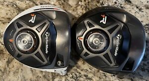 2 TaylorMade R1 Driver Heads One Black One White