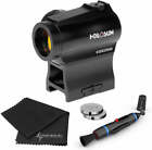 Holosun HS503R Cicle Red Dot Sight with Cleaning Pen and Battery & Cloth Bundle