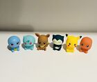 6 Bath Toys Pokémon Pikachu Bulbasaur Squirtle Eevee Snorlax Charmander! NEW Fun