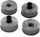DW Top and Bottom Cymbal Felts - 2 pair (3-pack) Bundle