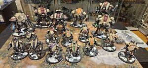 Huge Pro Painted Chaos Knights Army 40K