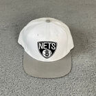 Brooklyn Nets Hat Mens Mitchell & Ness Snapback Cap OSFA White Original Fit