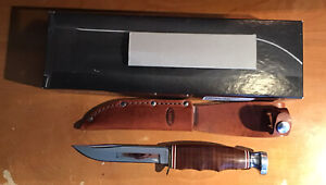 Vintage Kabar 1232 Fixed Blade Knife New In Box With Sheath Import