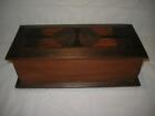 Vintage Carved Wood Storage Box ~ 12.5