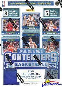 2021/22 Panini CONTENDERS Basketball EXCLUSIVE Sealed Blaster Box-AUTO/MEM