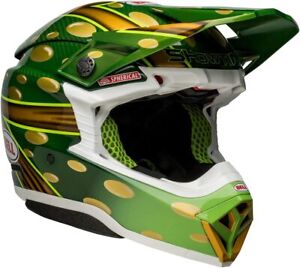 Bell Moto-10 Spherical MIPS Helmet (Mcgrath Replica 22 Gloss Gold/Green)
