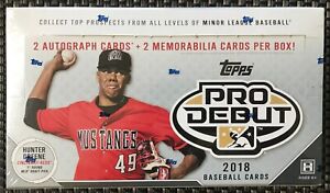 2018 Topps Pro Debut Baseball Hobby Box - Free USPS Priority Shipping