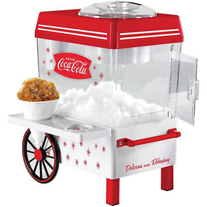 Coca Cola Snow Cone Maker Red Counter Top Slushies Shaved Ice Machine Kitchen