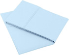 Pack of 2 White 100% Cotton Pillowcases Standard/Queen Size 20X30 Soft Durable
