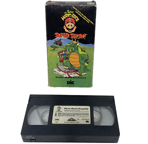 Vintage Mario Bros. Super Show 2 VHS 1989 