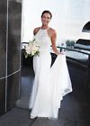 Gorgeous $3500 Casablanca Wedding Gown Hand Beaded One of a Kind! Size 8-10
