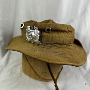 Original Vietnam War RVN Slouch Hat W/ Police Badge