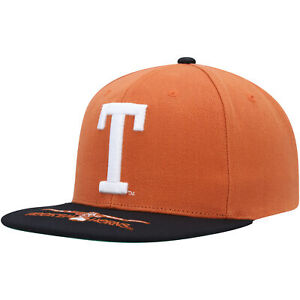 Men's Mitchell & Ness Texas Orange/Black Texas Longhorns Logo Snapback Hat