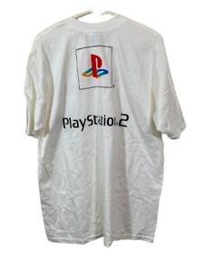 Vintage Sony PlayStation 2 Target Get In The Game Shirt Size XL White