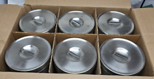 Lot of 6 Vollrath Stainless Steel 4.5 Quart Dressing Jar # 88040 Kitchen Medical