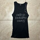 y2k Bebe Gothic Beauty Savvy Mall Goth Tank Top womens small