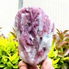 363g Natural pink tourmaline quartz crystal mineral specimen