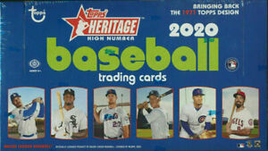 2020 Topps Heritage High Number Factory Sealed Hobby Box